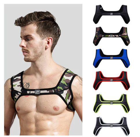 Strap In for Strength: Men's Fitness Neoprene Sports Straps